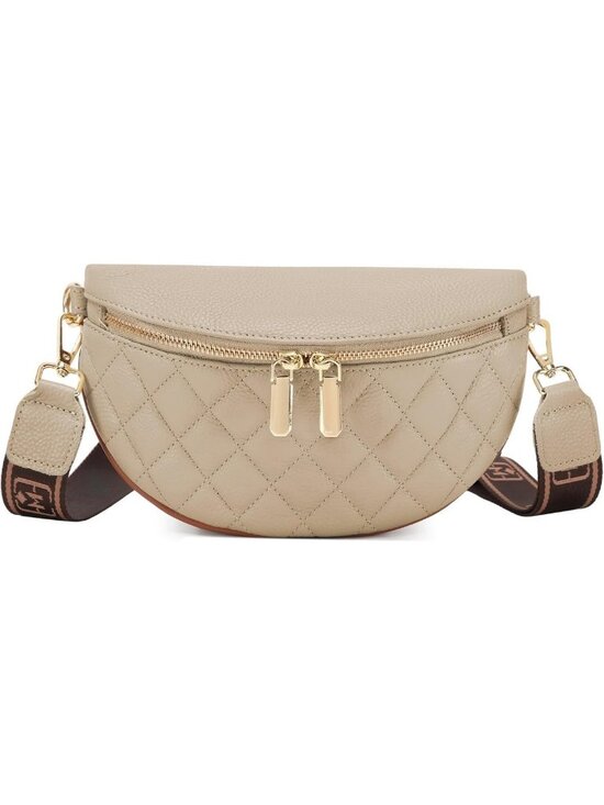 Handbags - Trendy Small Crossbody Sling Bag for Women - Anti-Theft Leather Fanny Pack for